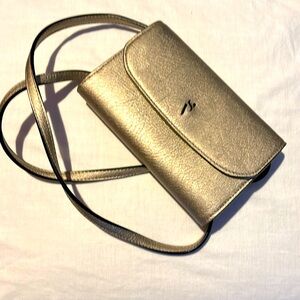 Vera Wang Gold Clutch Purse